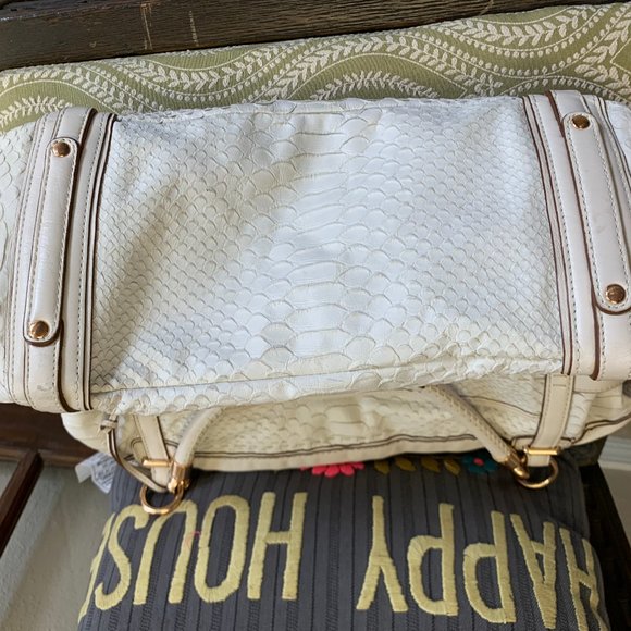 Coach Python Satchel Handbag - Picture 5 of 6